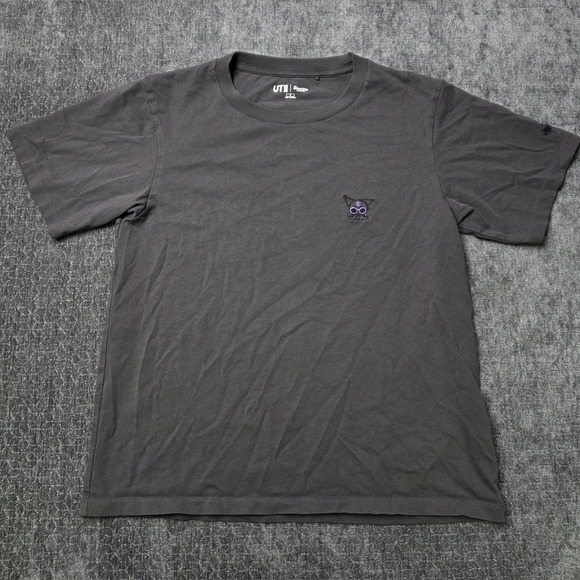 Uniqlo Tops - Uniqlo x Sanrio T-Shirt Womens Small Gray Kuromi Graphic Print Short Sleeve S